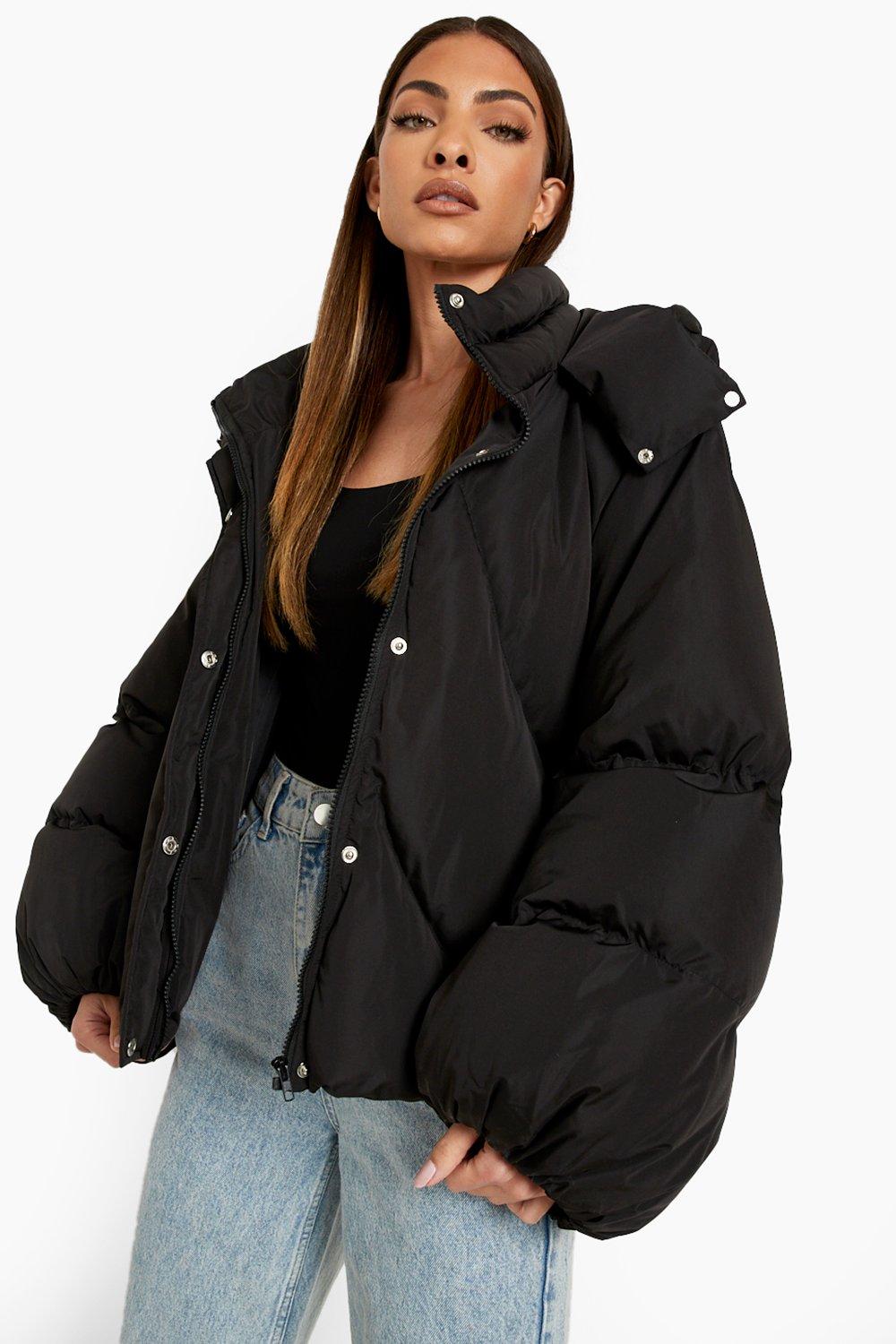 Missguided oversized cheap puffer jacket