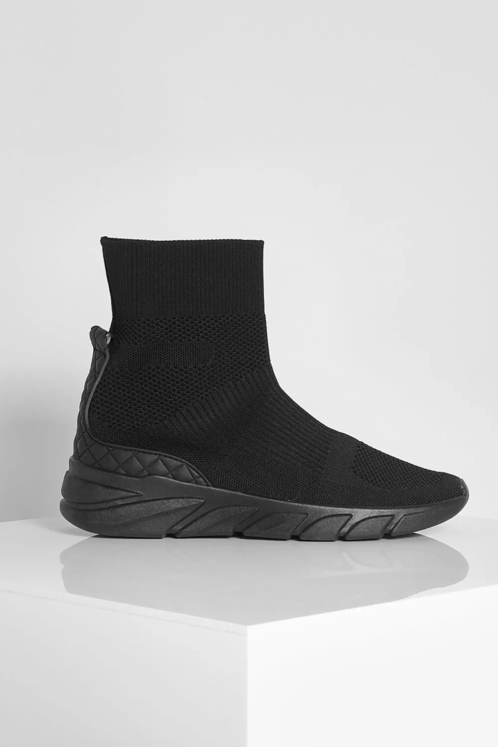 Black sock store trainer boots