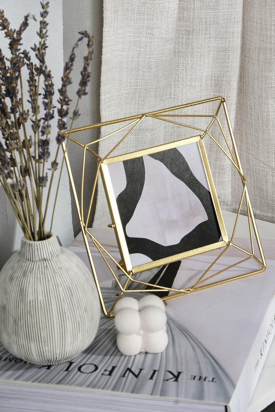 Trapeze Gold Square Photo Frame image number 1