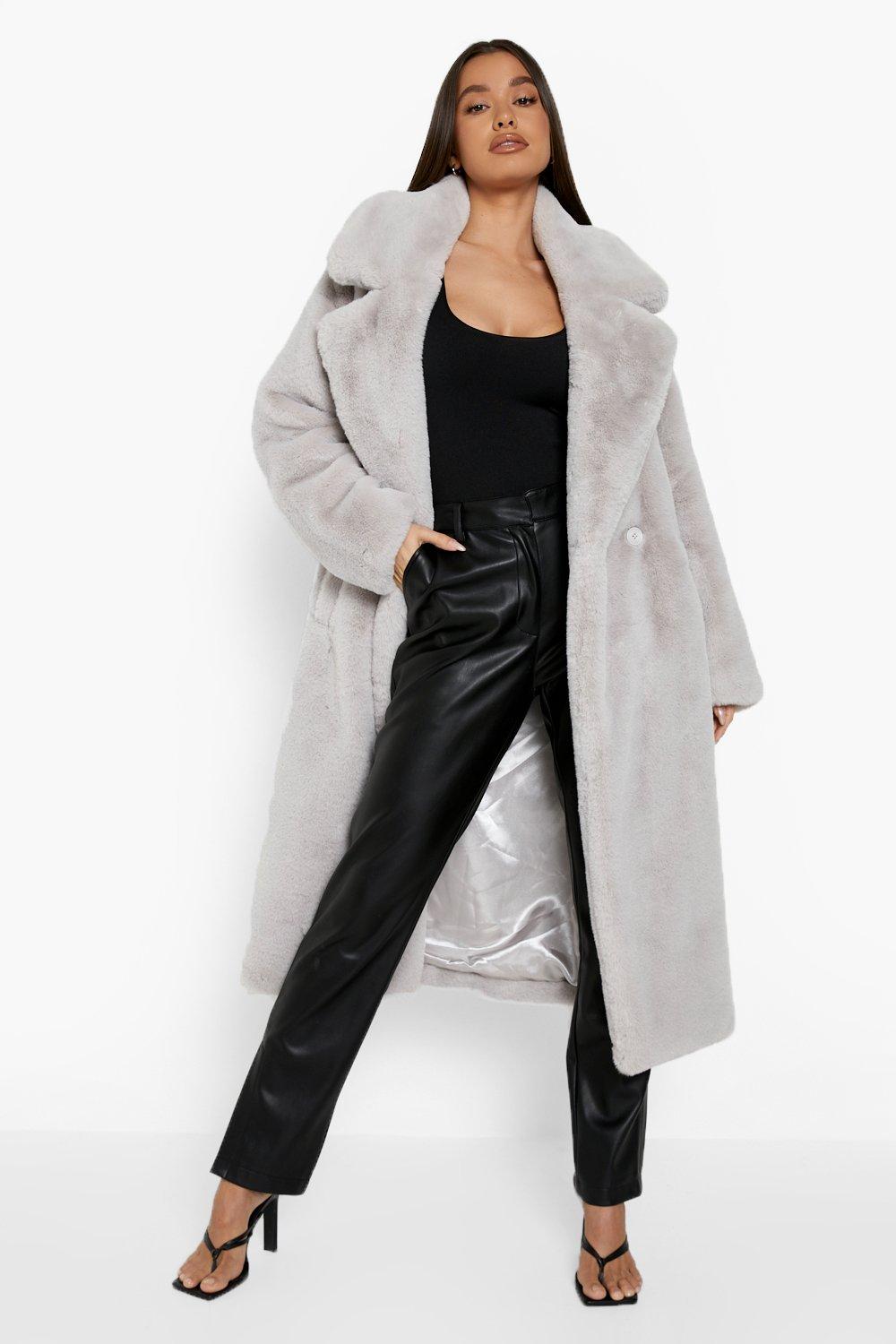 Luxe Faux Fur Longline Coat