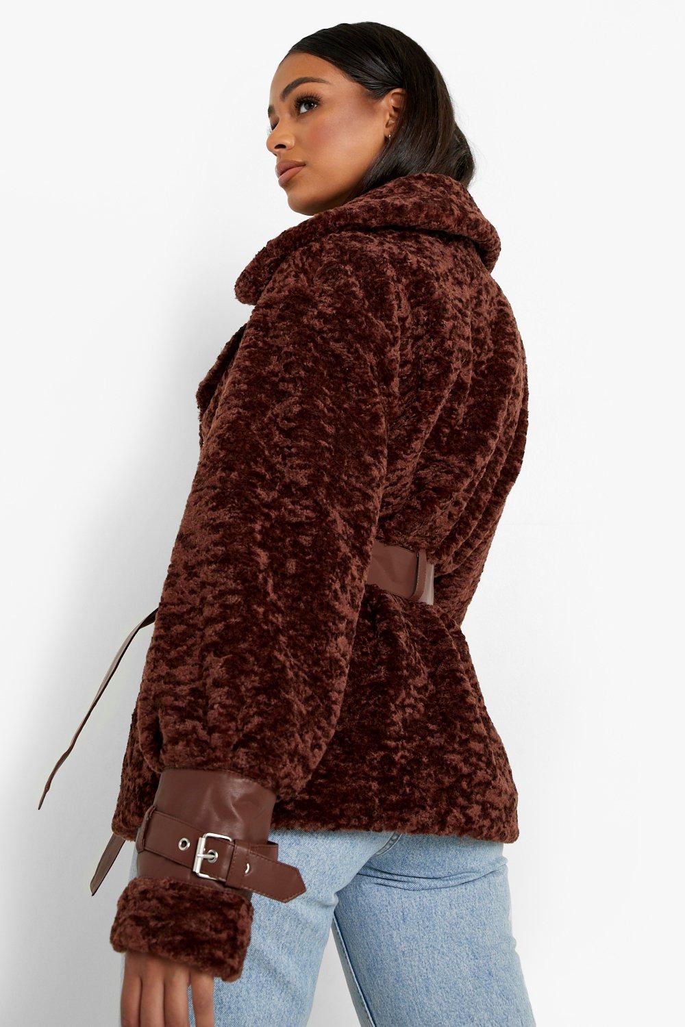 Free people mena hot sale faux fur coat