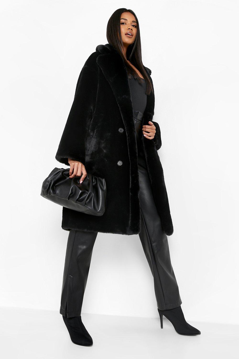 Vienna Faux Fur Shearling Coat – Generation Love