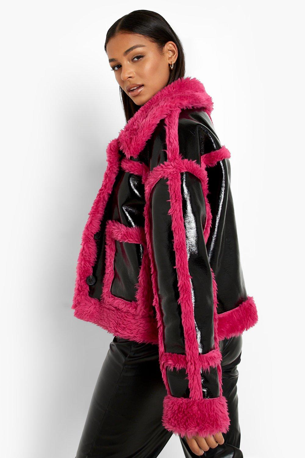 pink aviator jacket