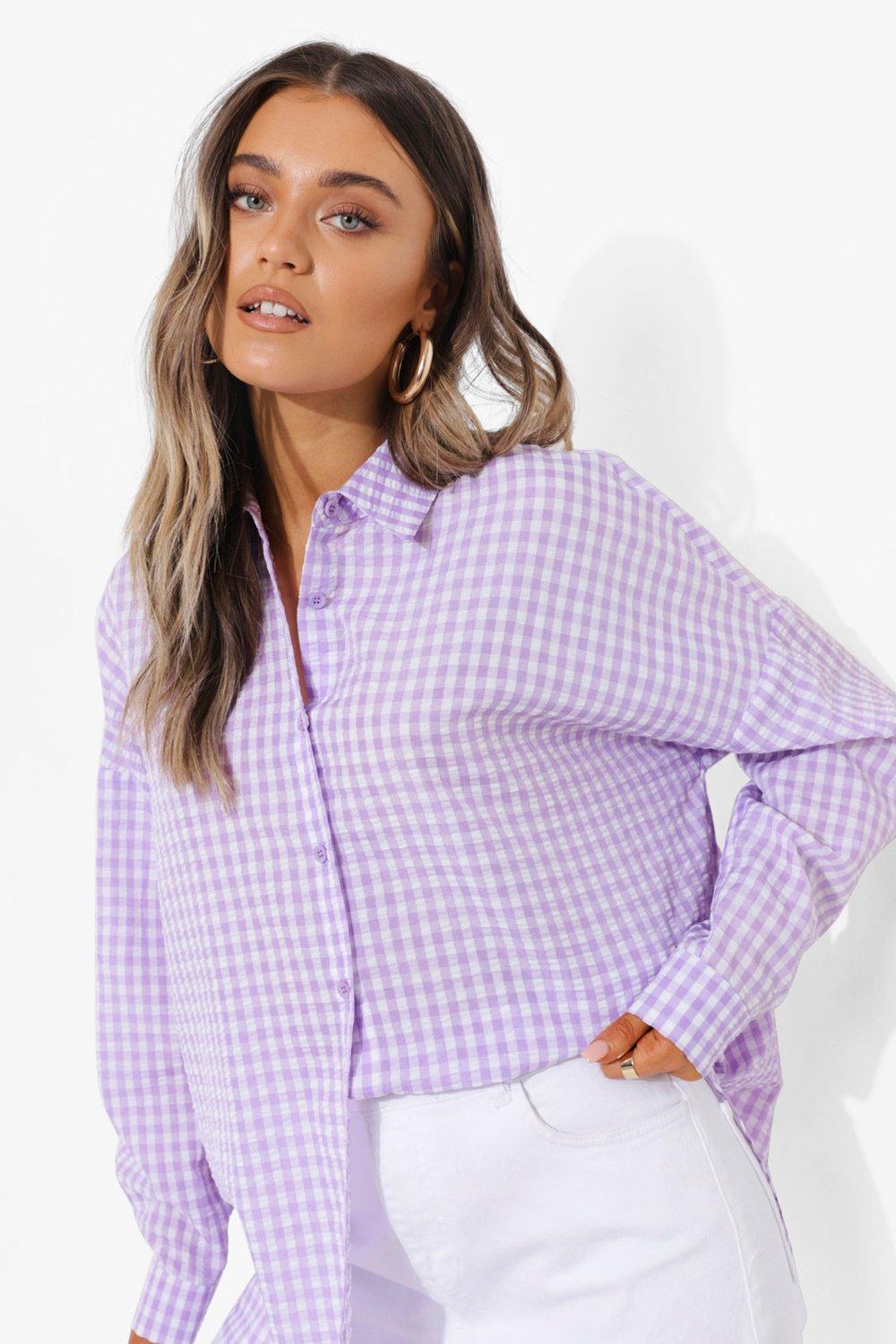 Boohoo best sale oversized shirt