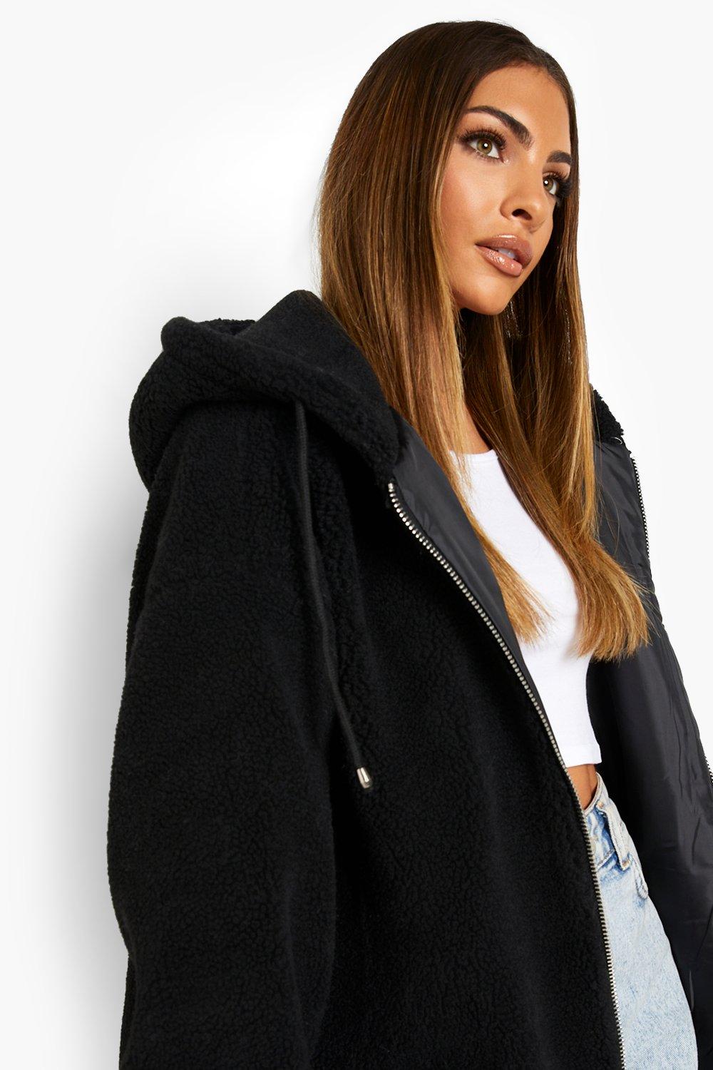 Tall Oversized Teddy Coat