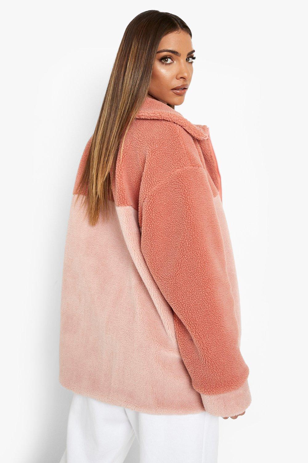 Boohoo colour block on sale jacket