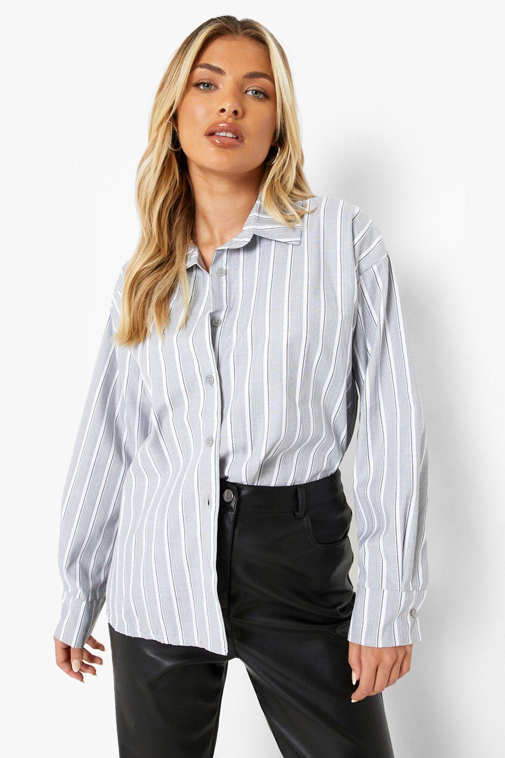 Camicia a righe on sale nere e bianche