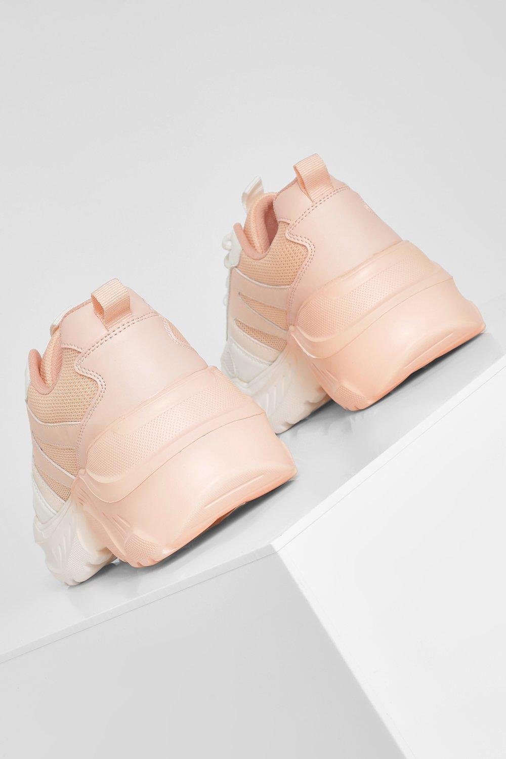 Nude hot sale chunky trainers