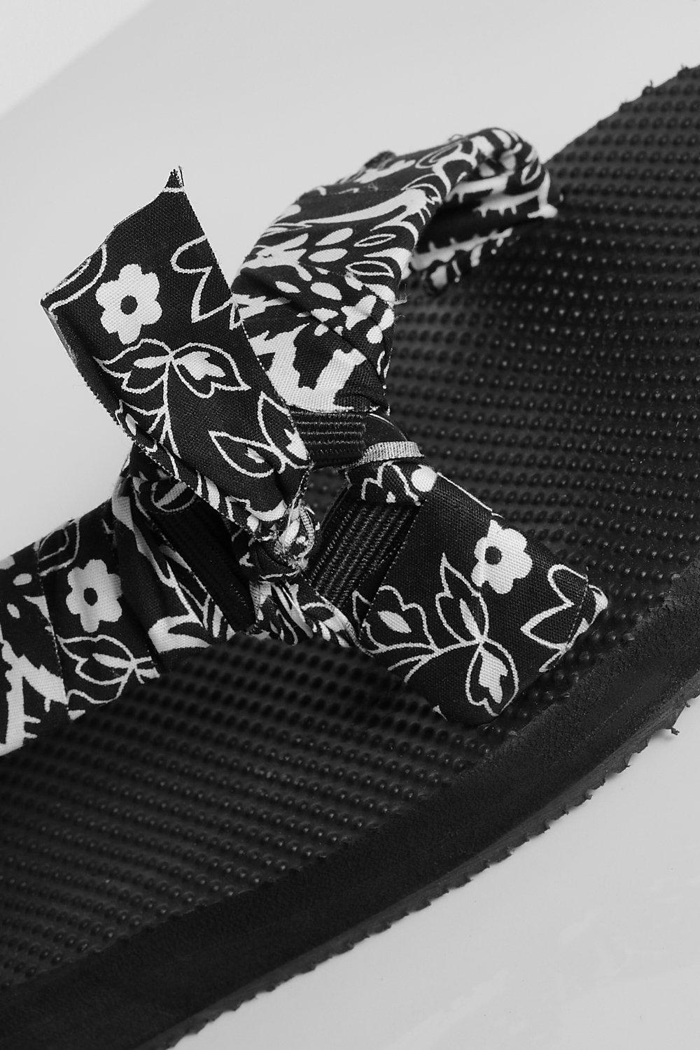 Bandana Print Trekking Dad Sandal | boohoo FI Bandana Print Trekking Dad Sandal | boohoo FI
