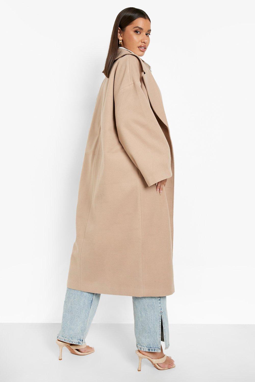 Manteau en laine discount oversize