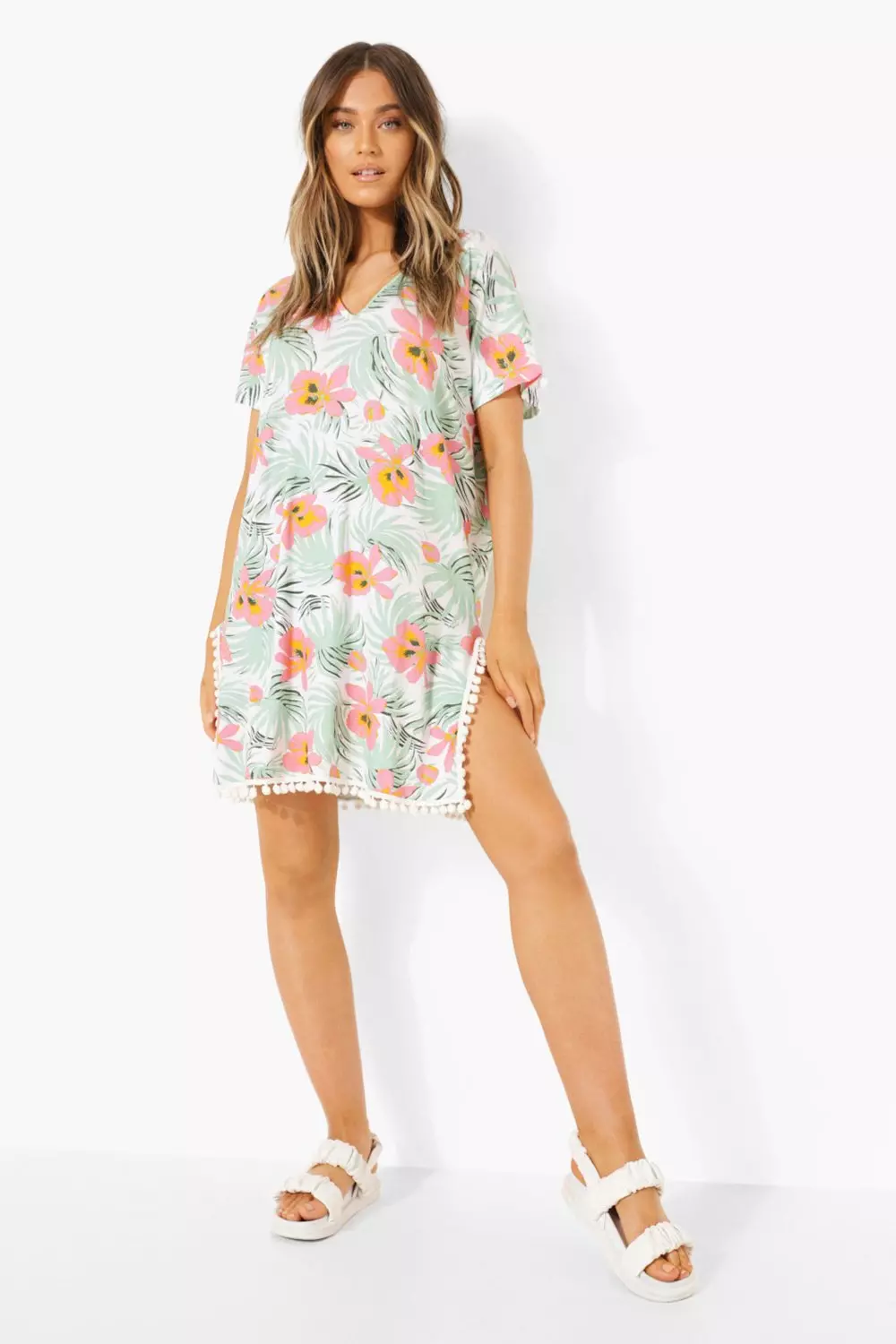 Tropical t shirt store dress