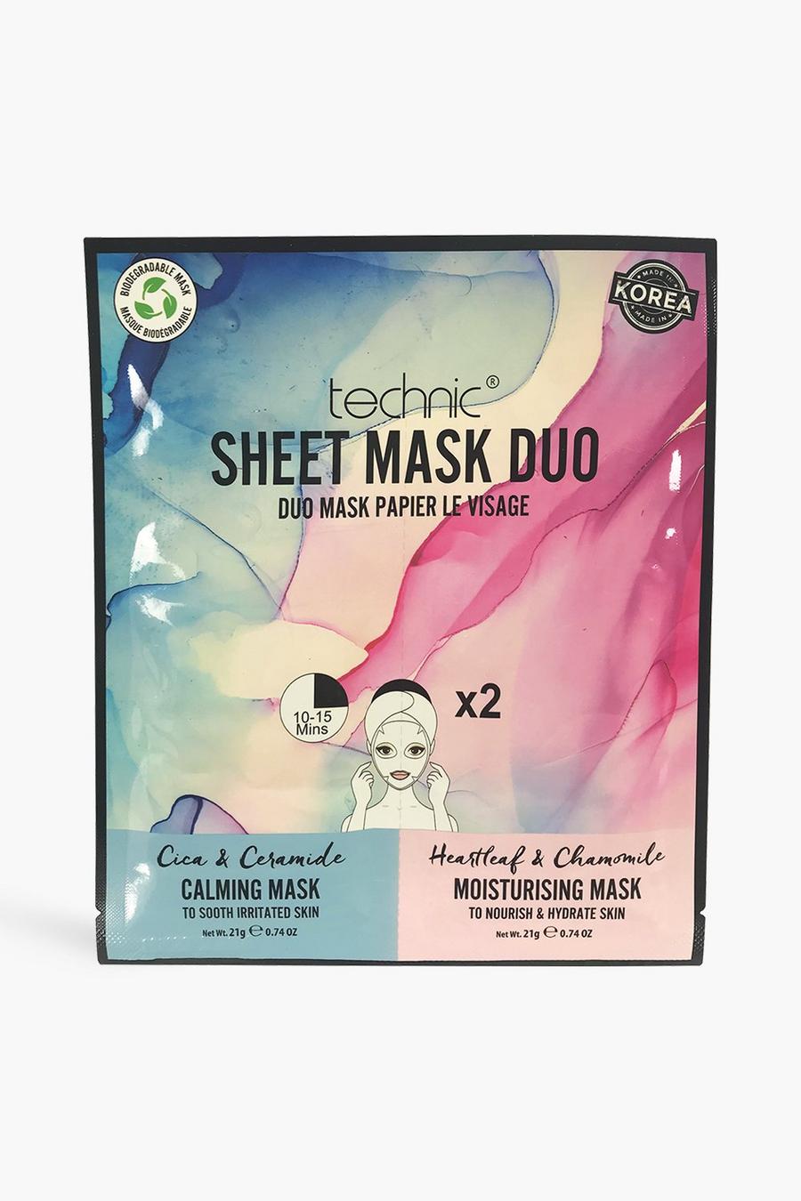 Blue Technic-Calming & Moisturising Sheet Mask Duo Gezichtsmasker image number 1