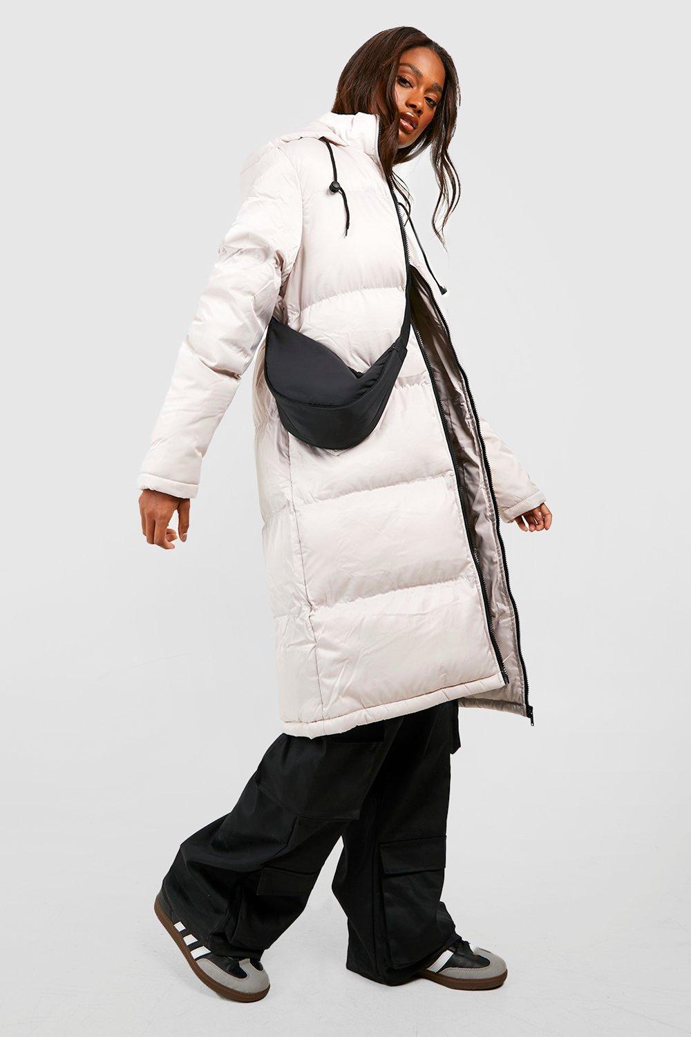 Hooded Padded Longline Puffer Coat