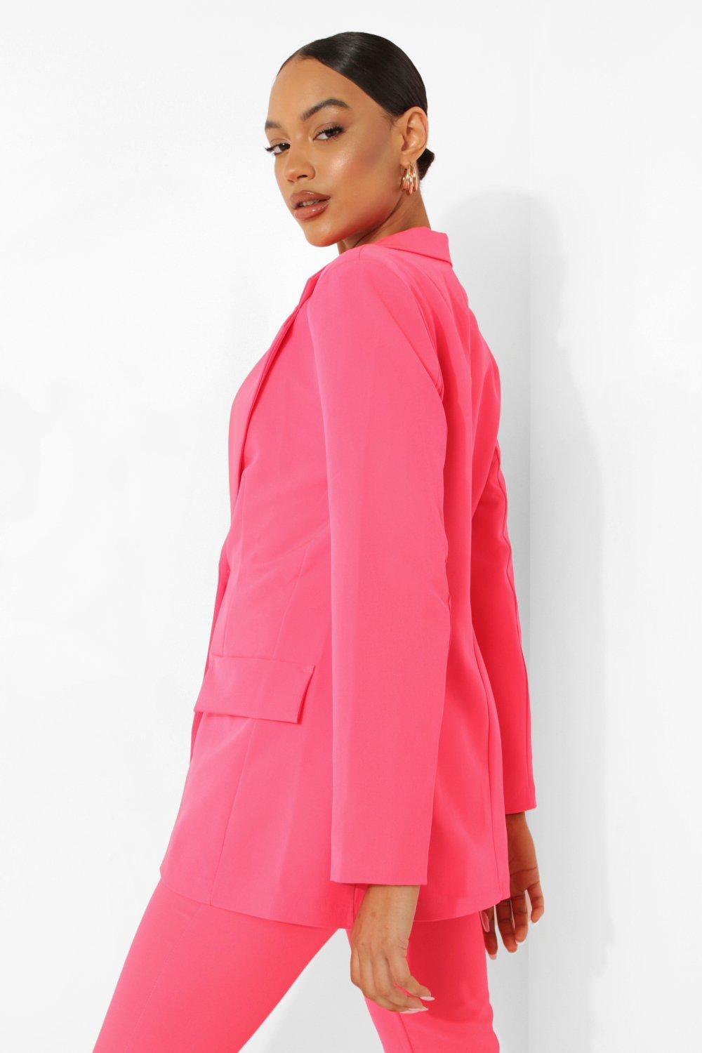 Neon womens sale blazer