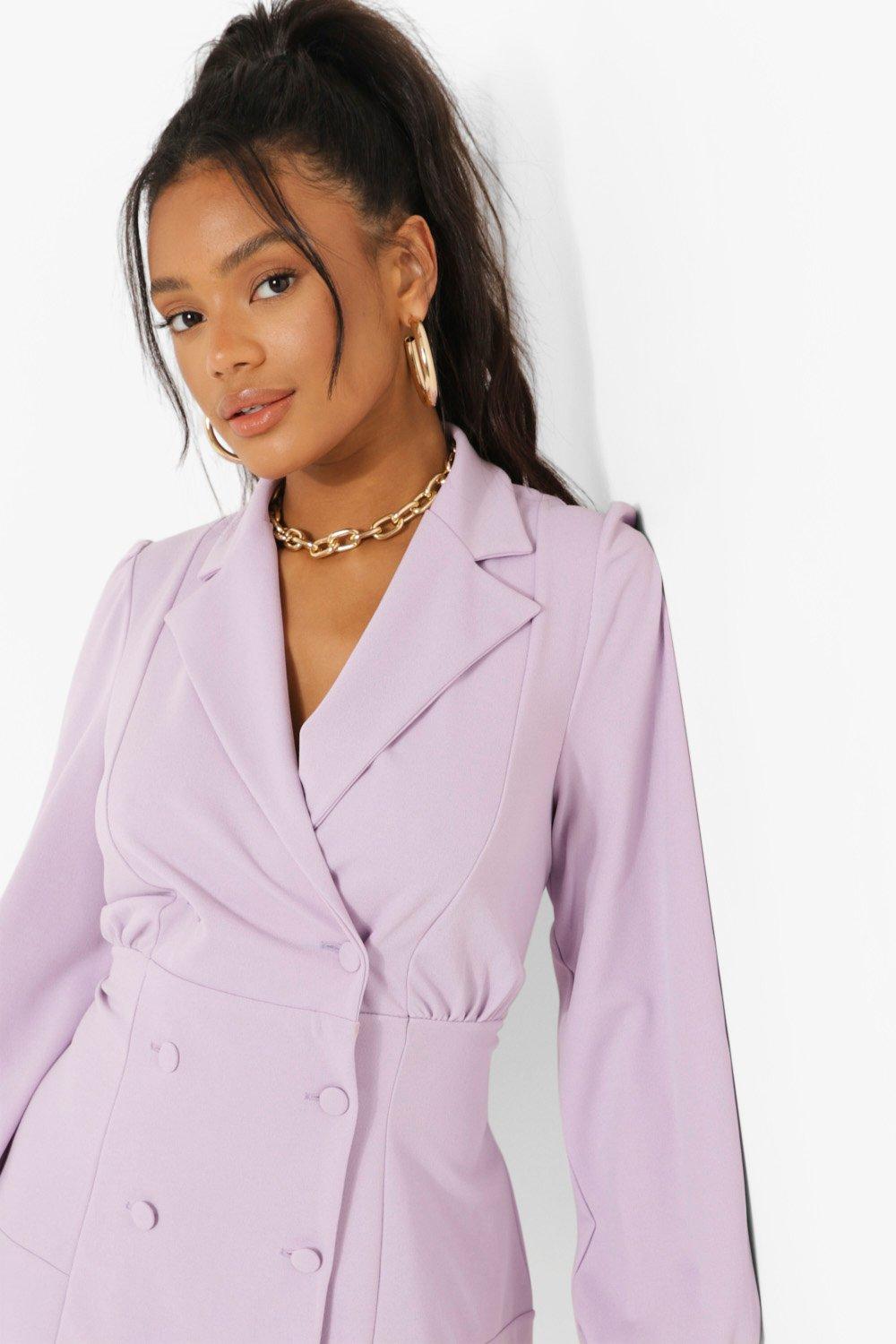 Lavender jacket dress hotsell