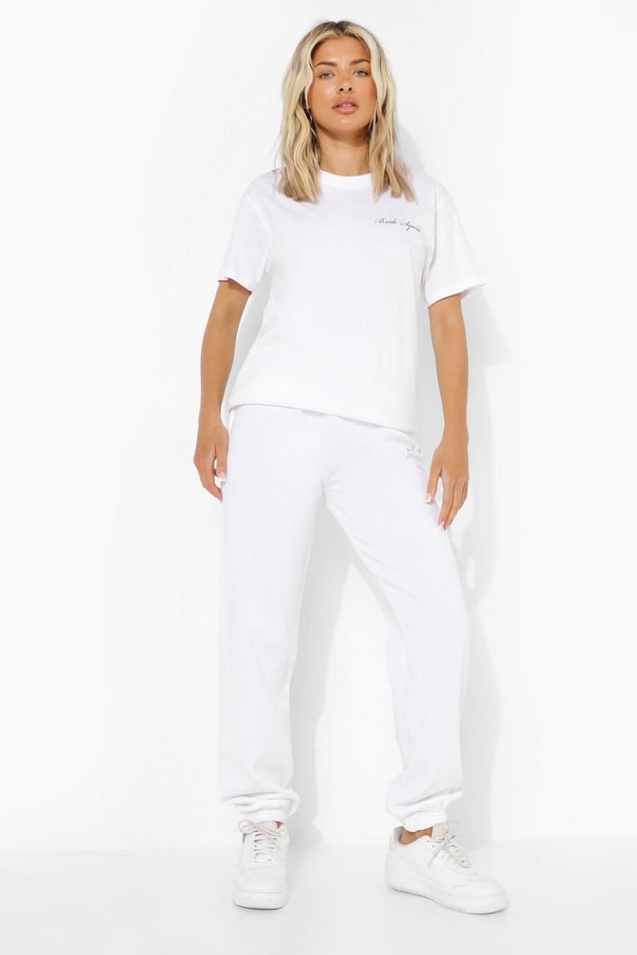 White Bride Squad Joggers image number 1