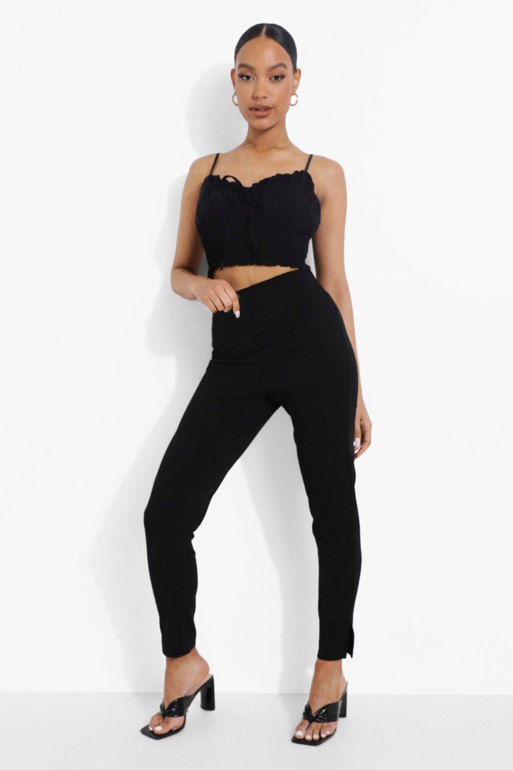 skinny tailored trousers women