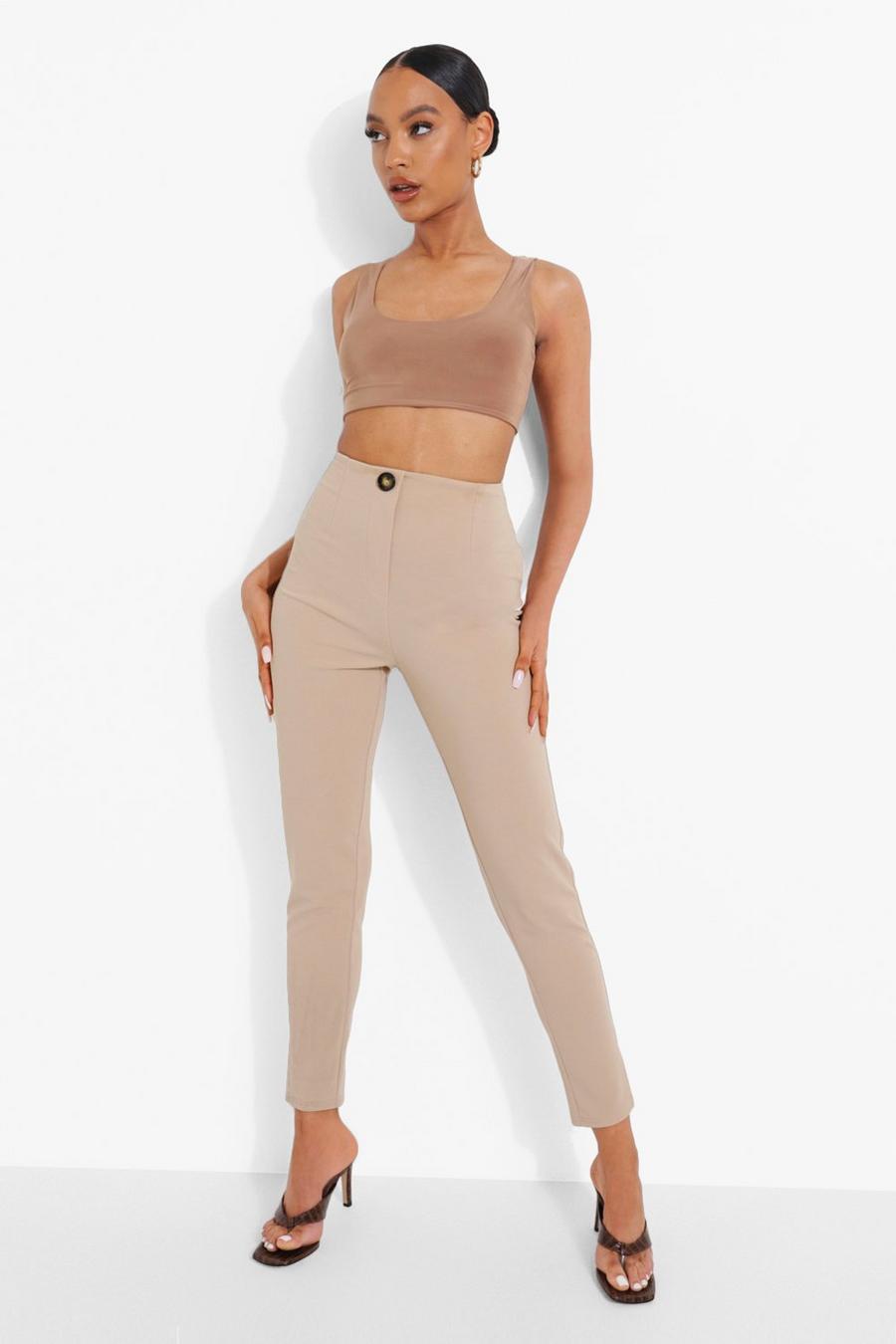Stone Tailored Crepe Skinny Pants image number 1