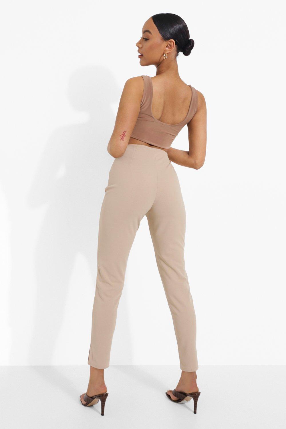 Skinny store crepe trousers