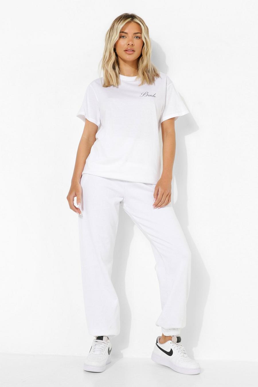 White Bride Joggers image number 1