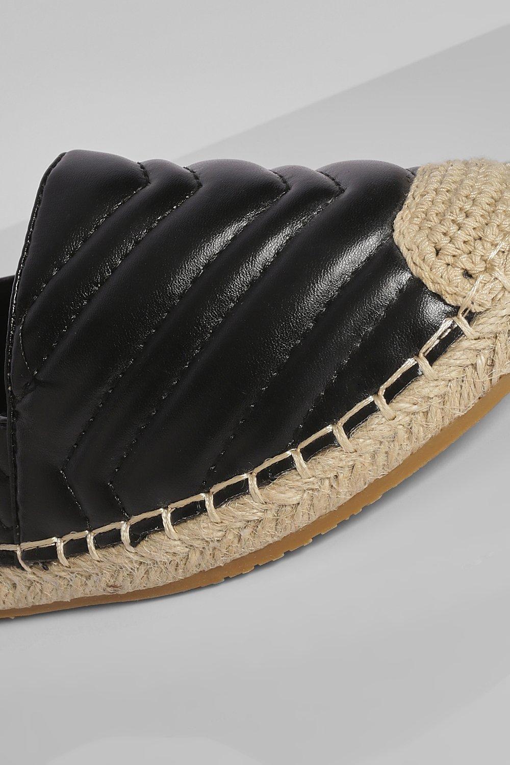 Quilted espadrilles sale