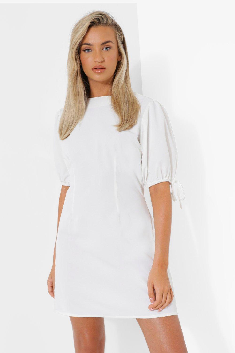 Cotton shift hot sale dress uk