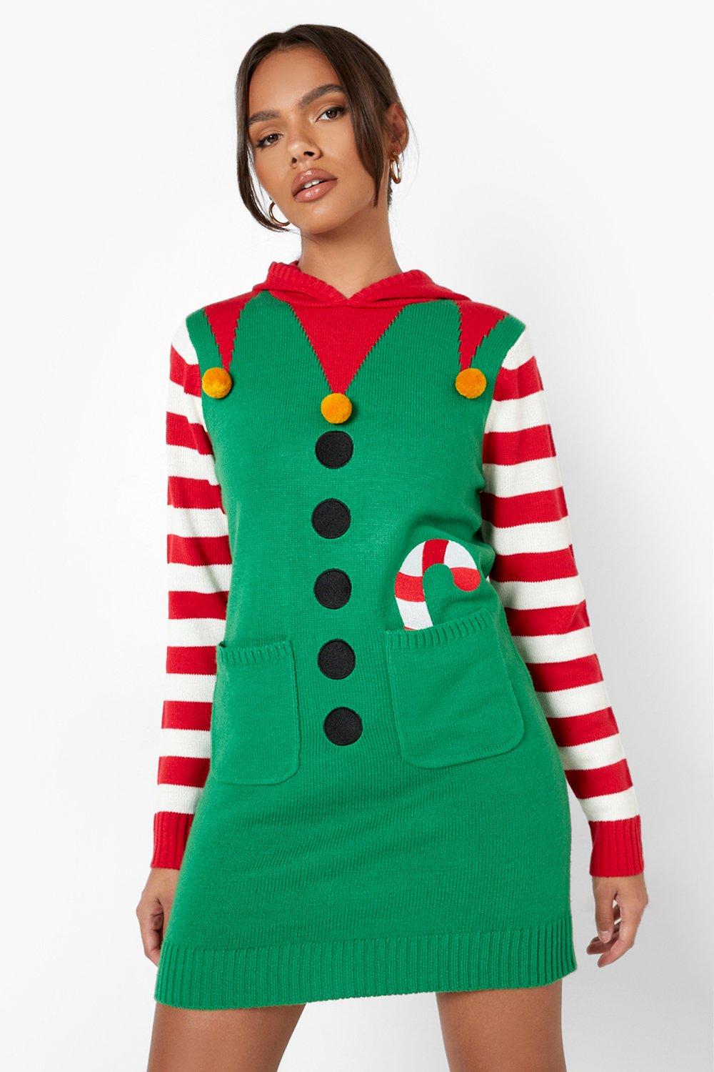 Elf christmas best sale sweater dress