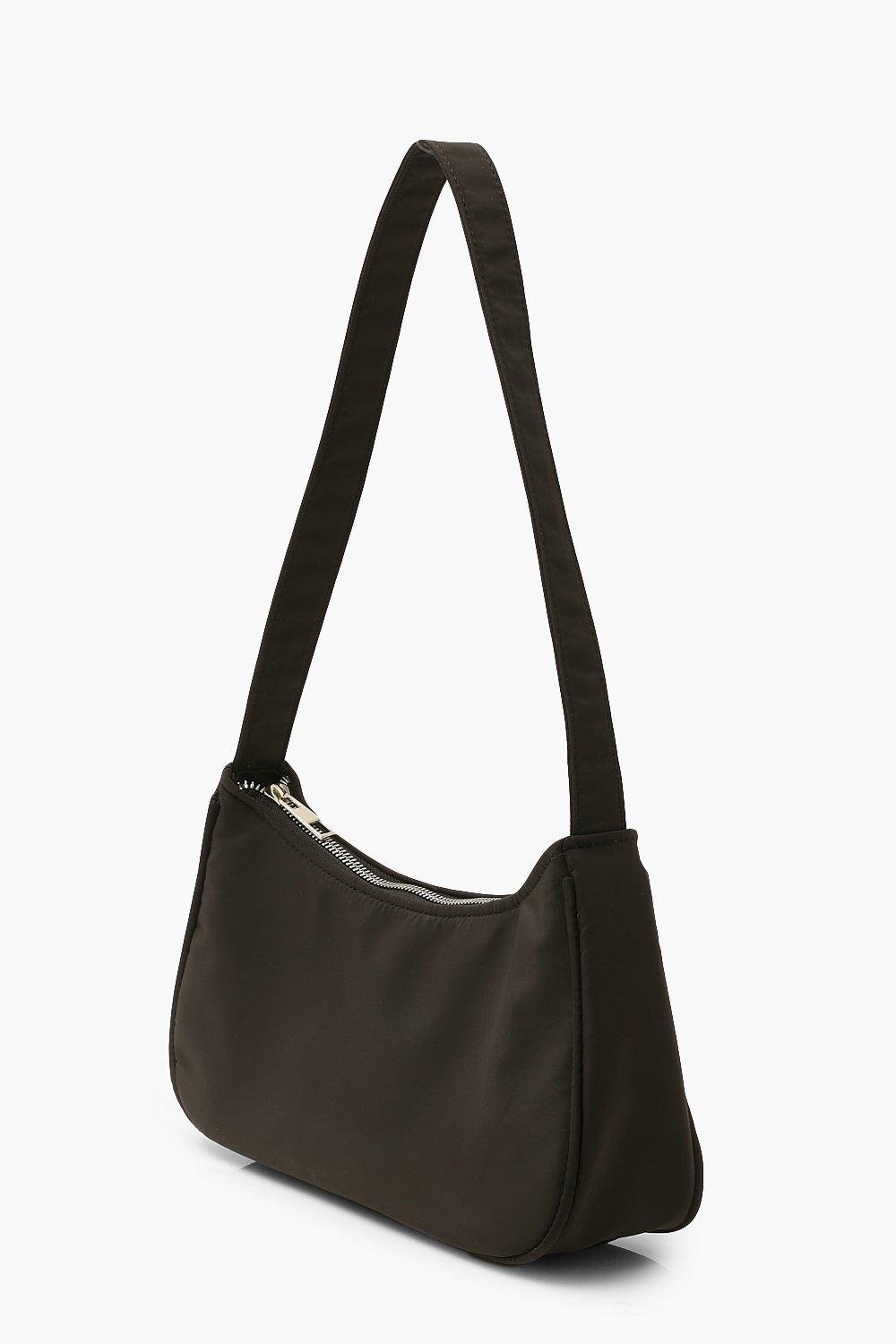 Nylon black shoulder bag sale