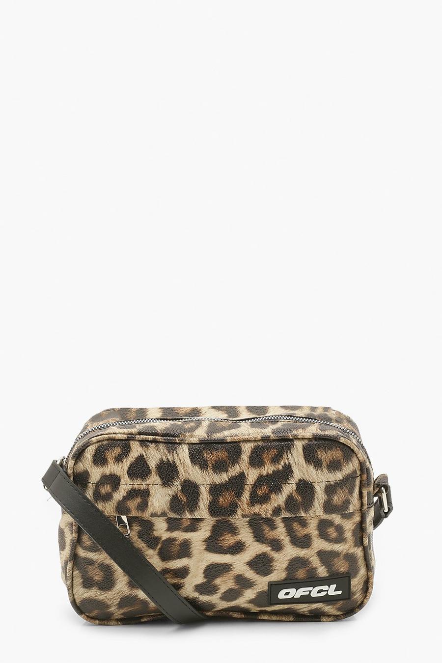 Ofcl Leopard Print Cross Body Bag