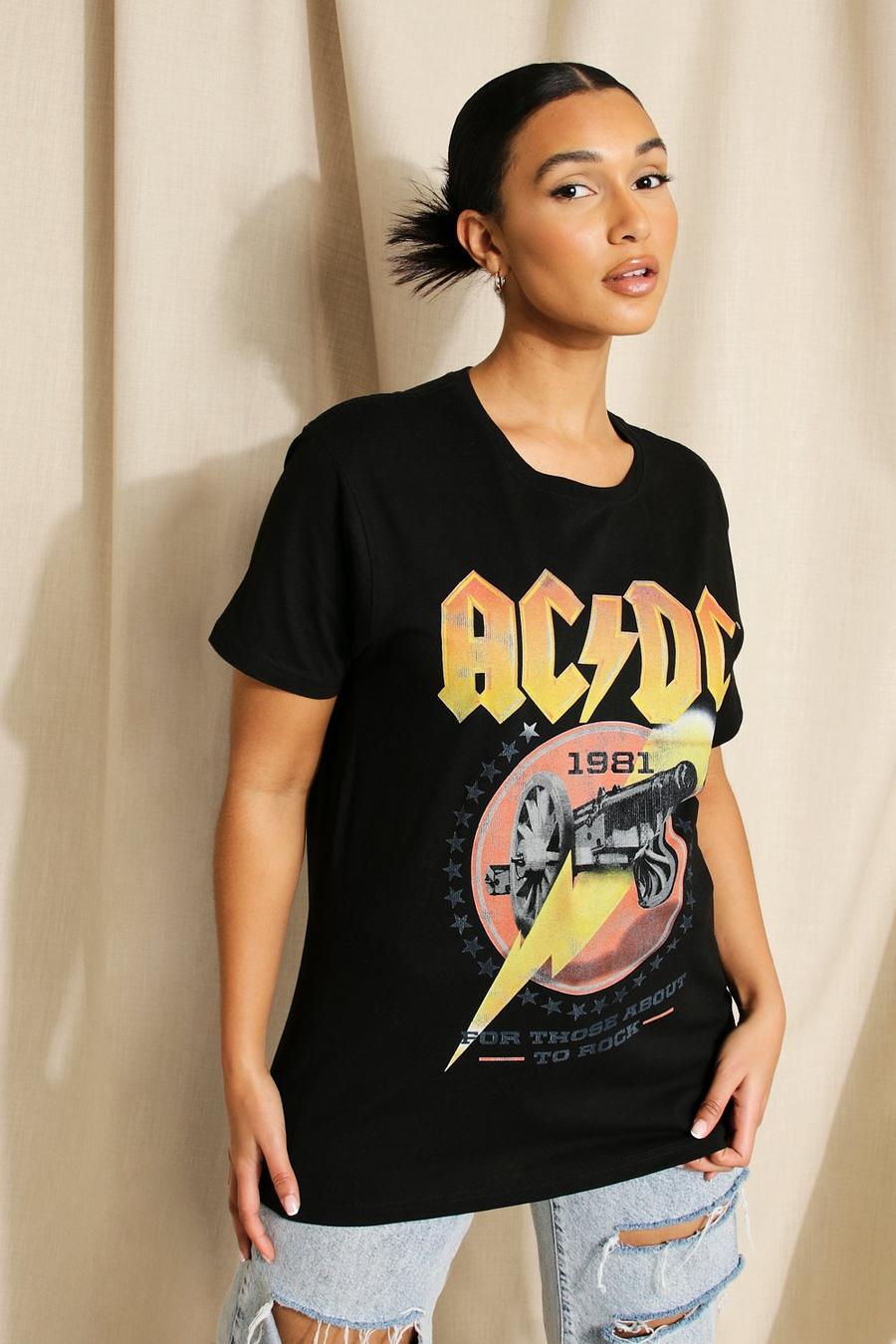 T-shirt Oversize ufficiale AC/DC, Black image number 1