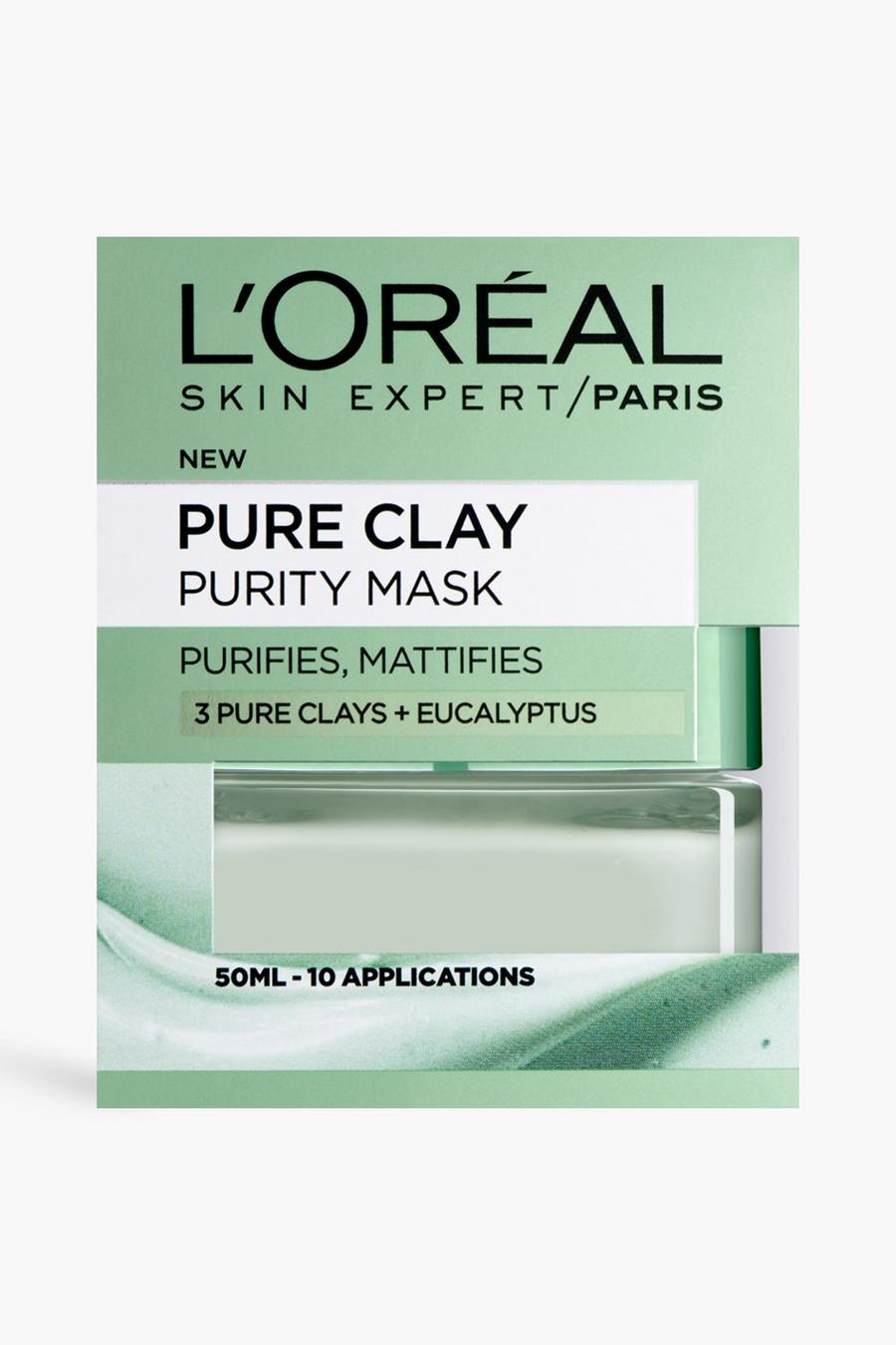 Maschera viso purificante all’argilla ed eucalipto L’Oréal Paris, Multi