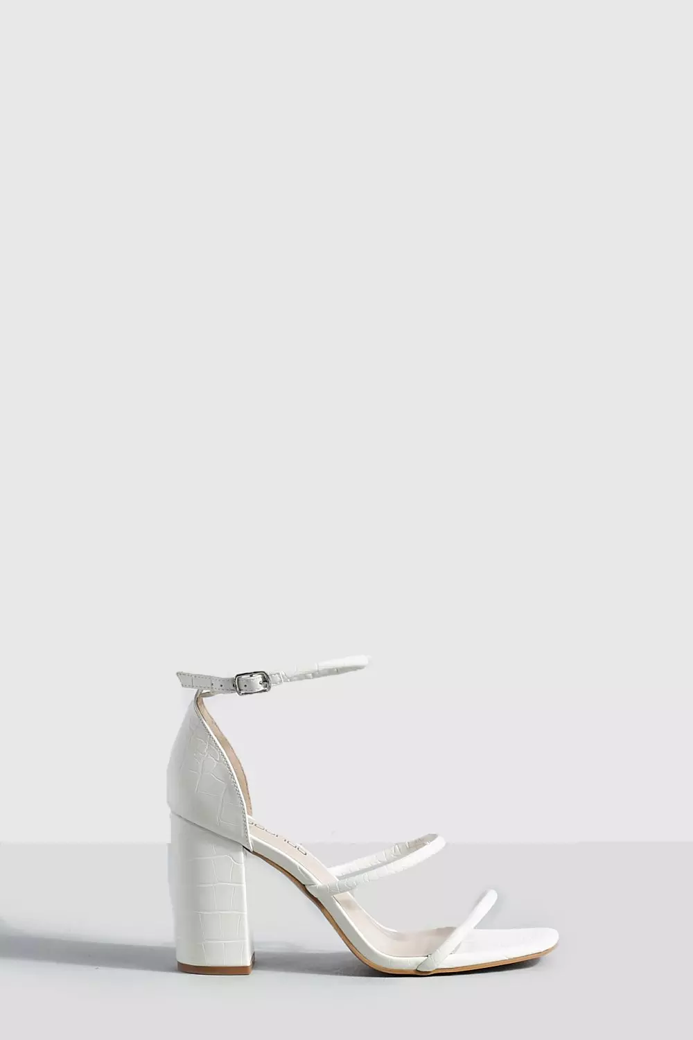 Wide fit white heeled hot sale sandals