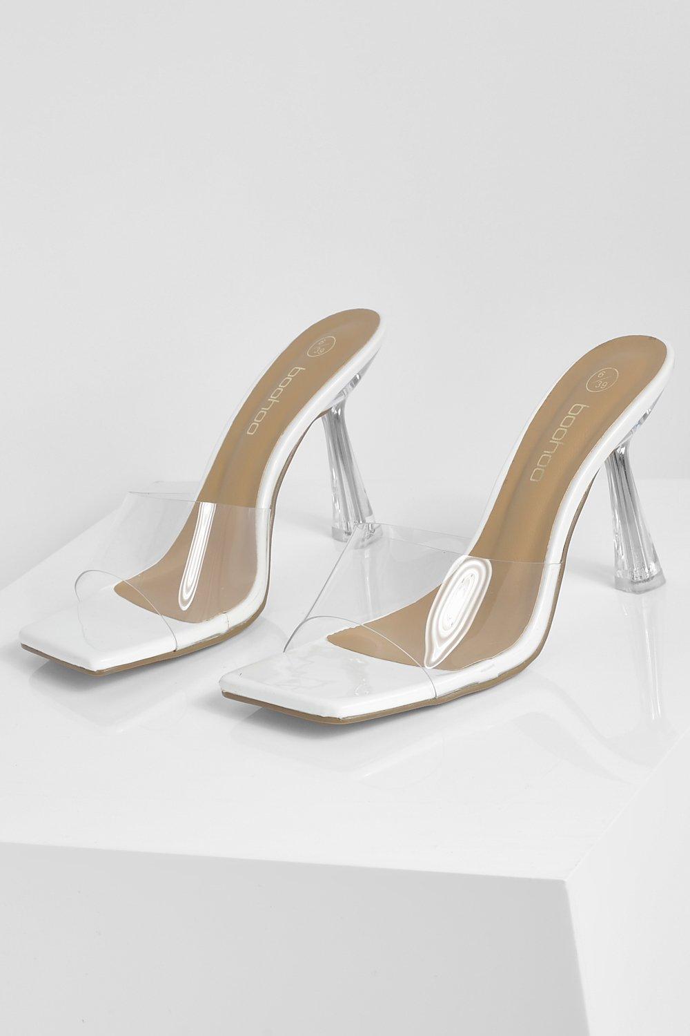 Perspex heels missguided online