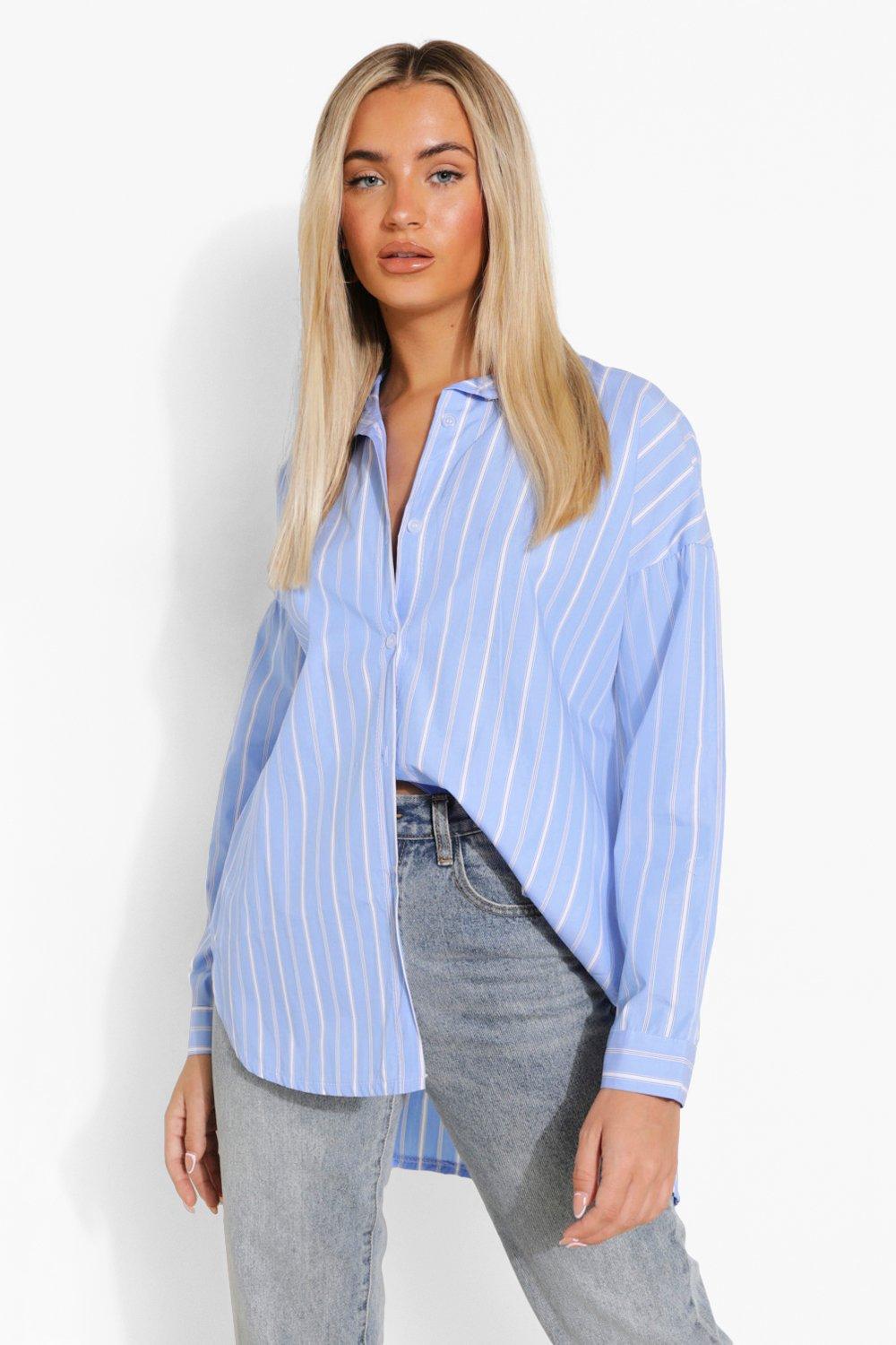 boohoo striped shirt