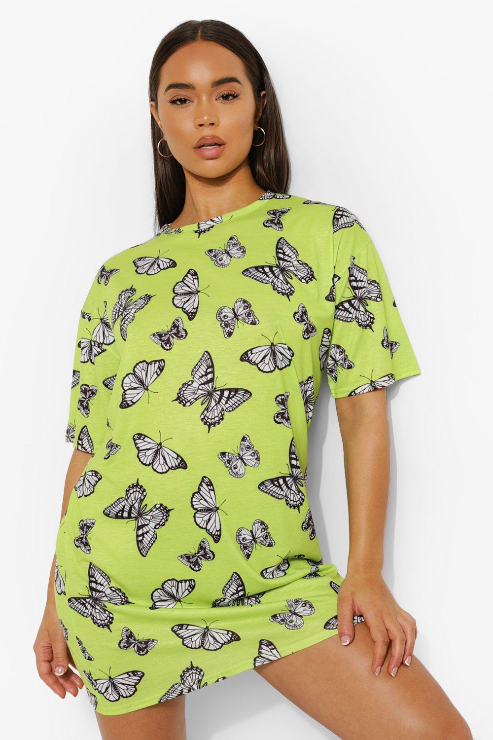 butterfly tshirt dress