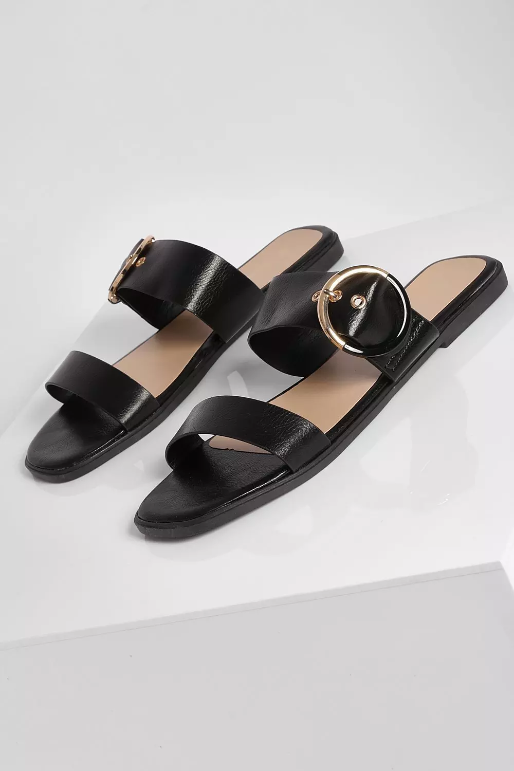 Wide fit best sale buckle sandals