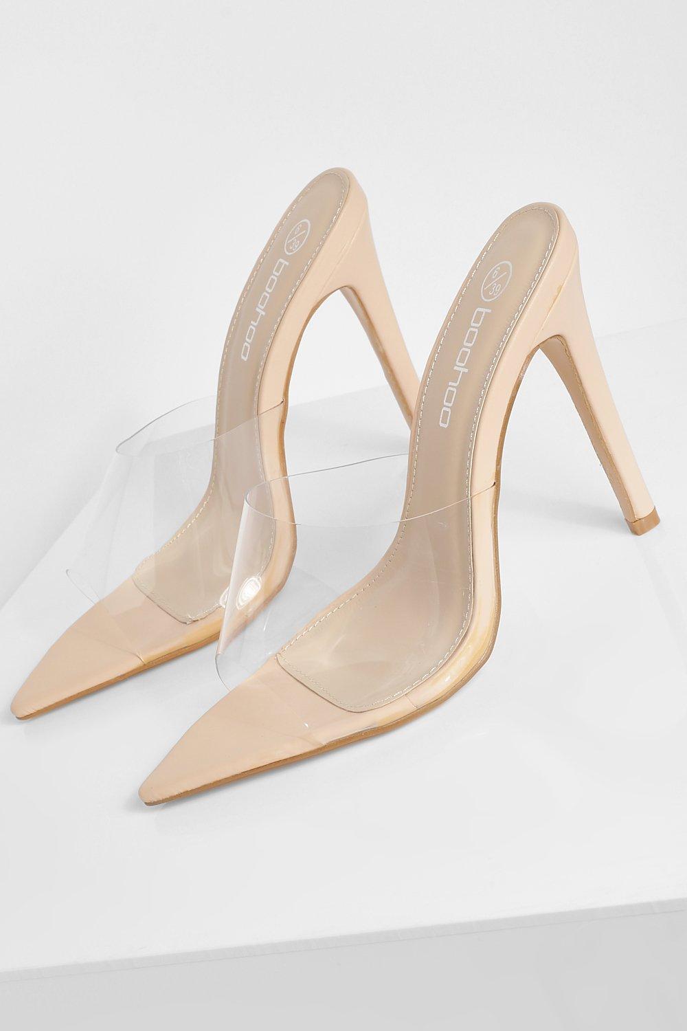 Boohoo on sale perspex shoes