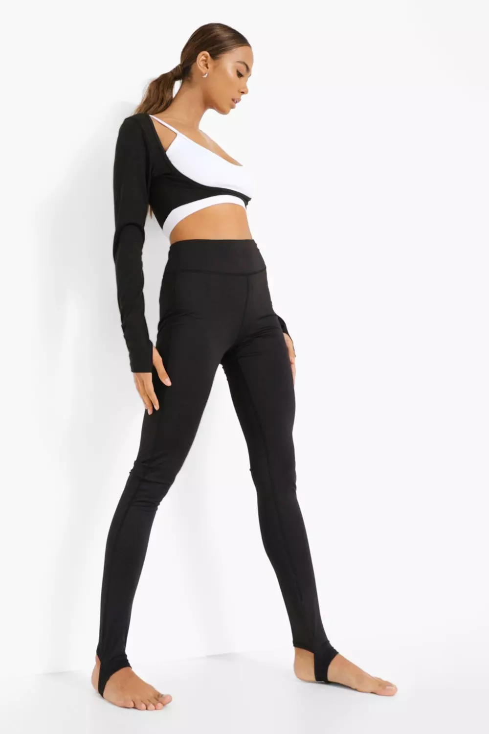 Stirrup Yoga Dark Grey Leggings 4246308.htm - Buy Stirrup Yoga