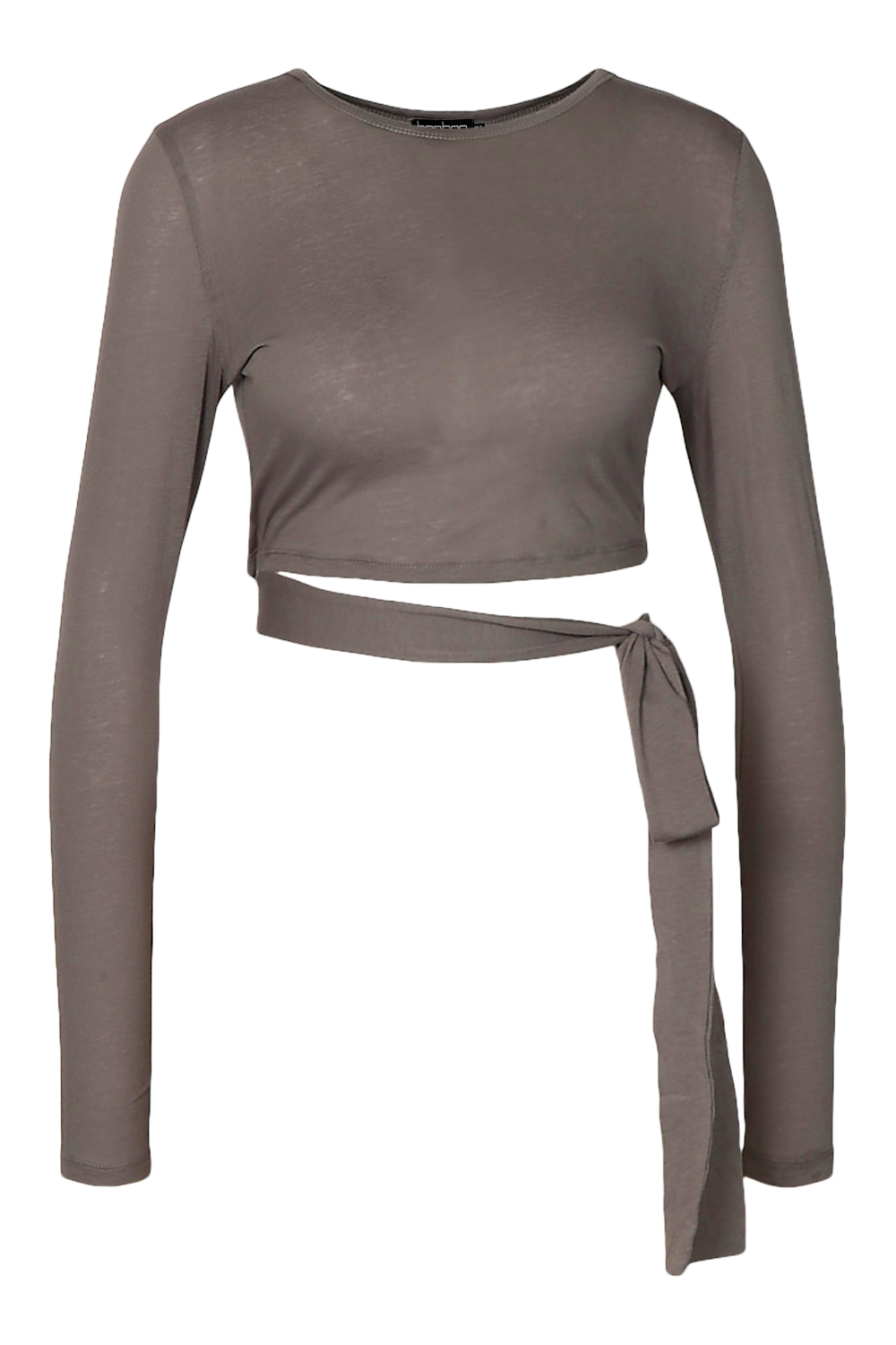 Yoga Tie Wrap Active Top With Peached Finish