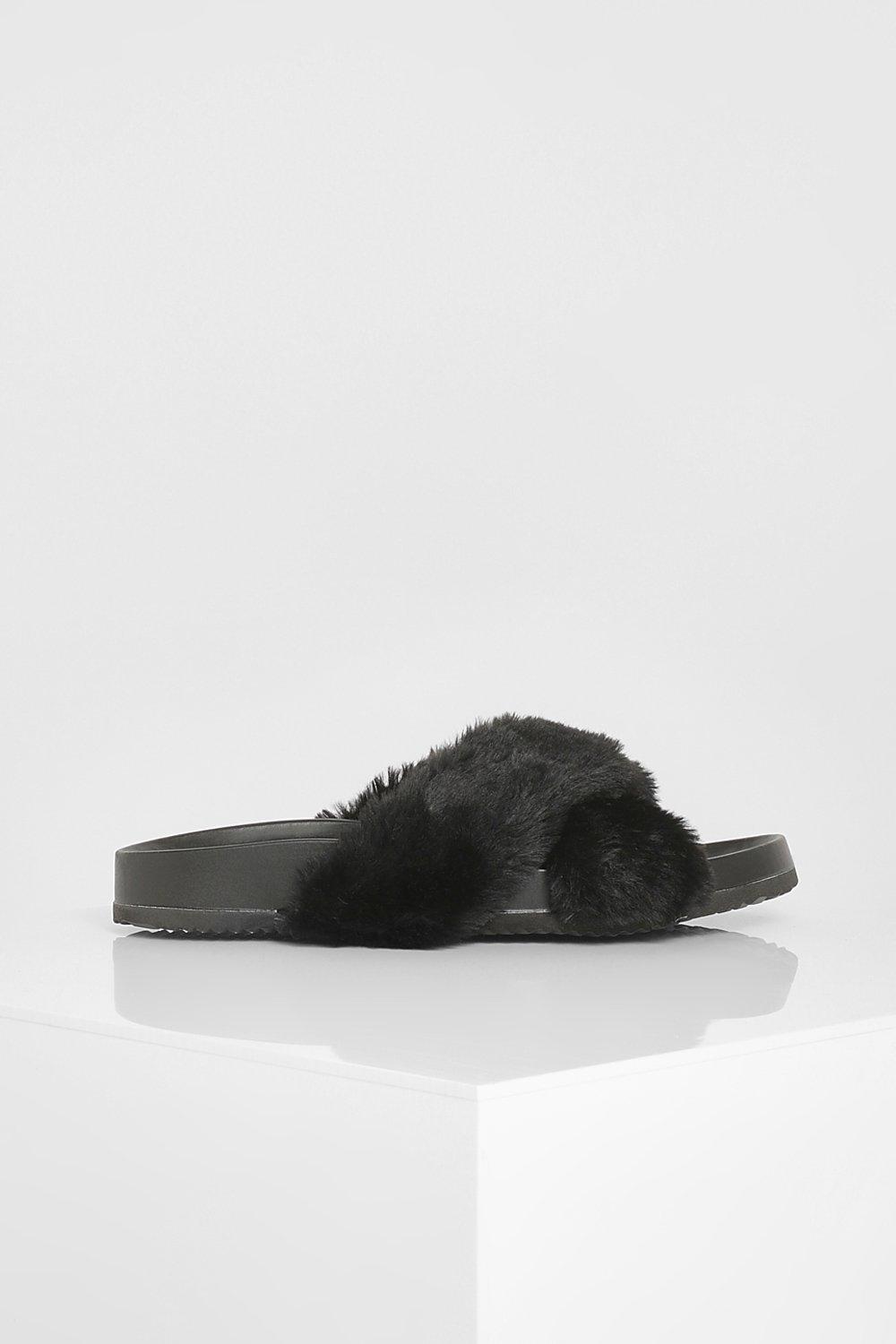 Wide fit clearance fur sliders