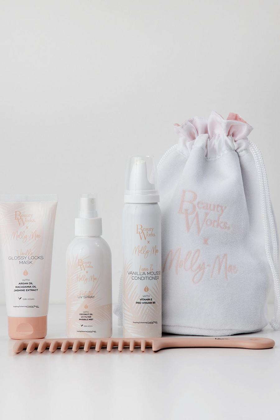 Beauty Works x Molly Mae Kit per ricci lucenti, Baby pink rosa