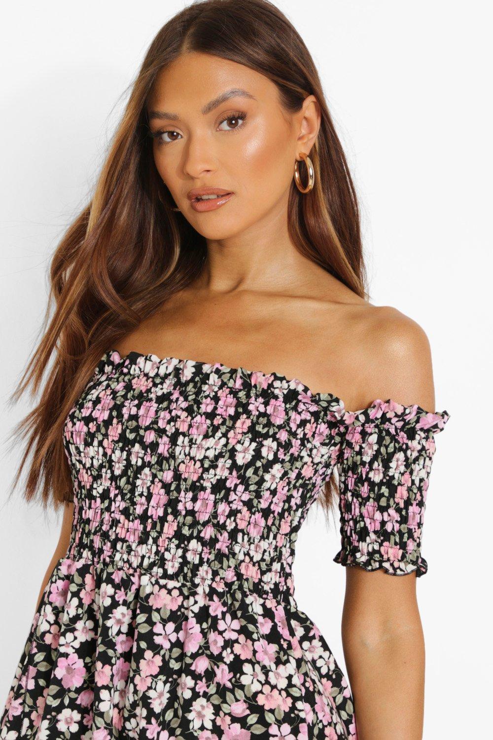 Bardot ditsy floral dress hotsell