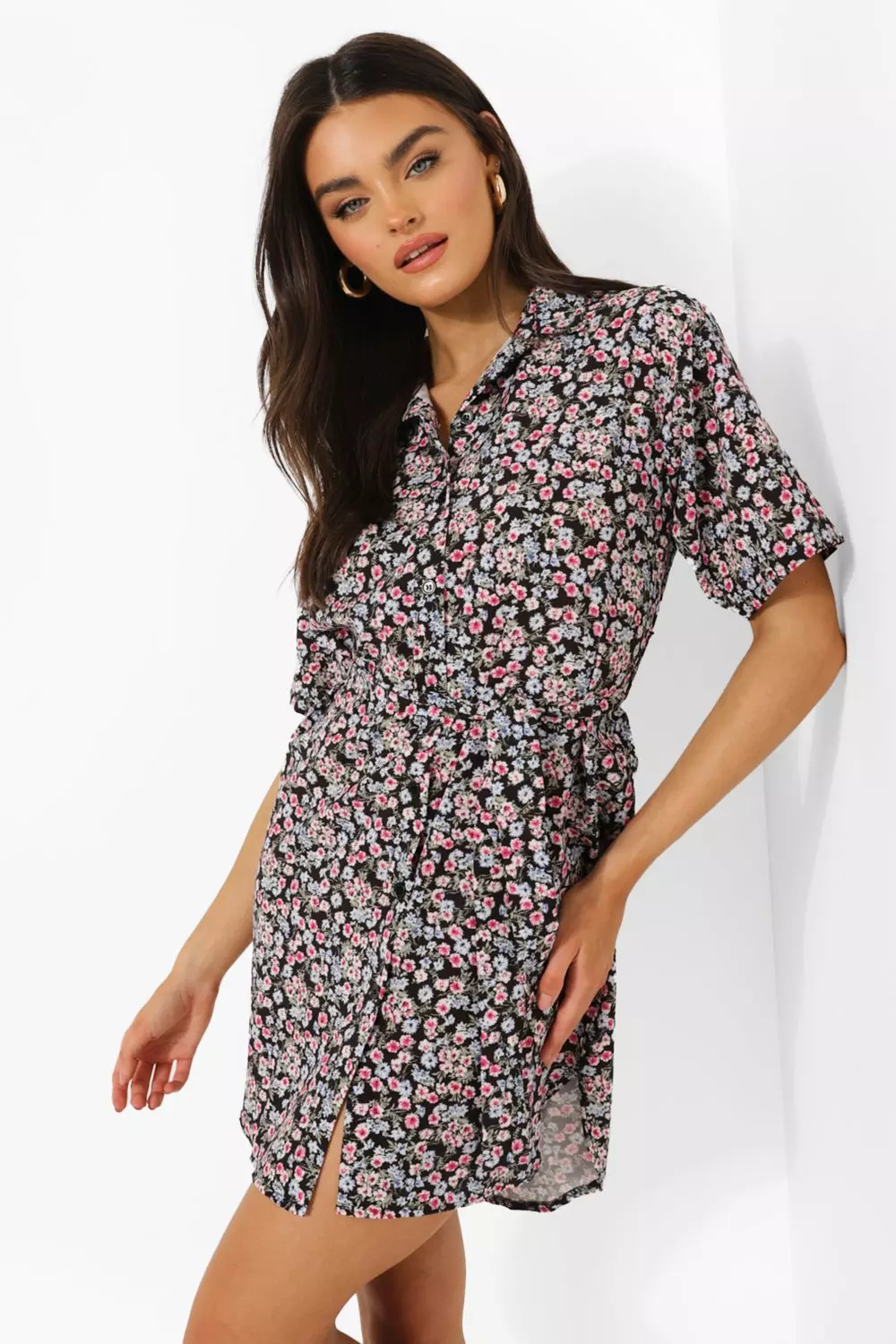 Jdy ditsy outlet floral shirt dress