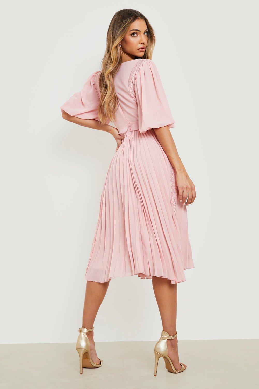 Pleated 2025 smock dress