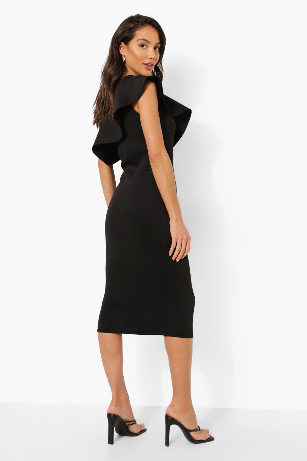 Boohoo robe outlet midi