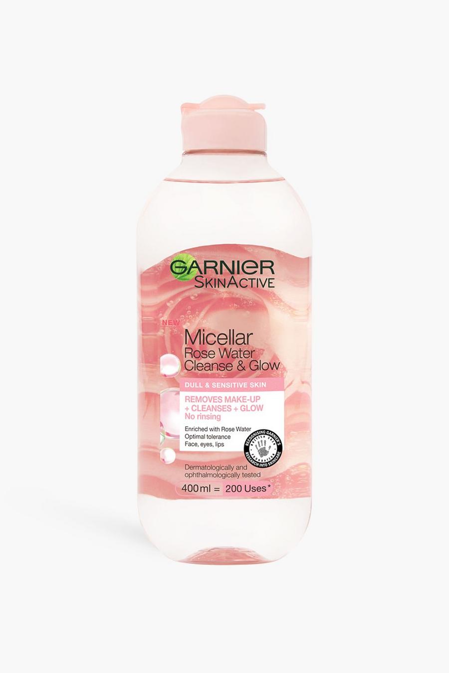 Baby pink Garnier Micellar Rose Water Cleanse&glow Ansiktsvatten image number 1