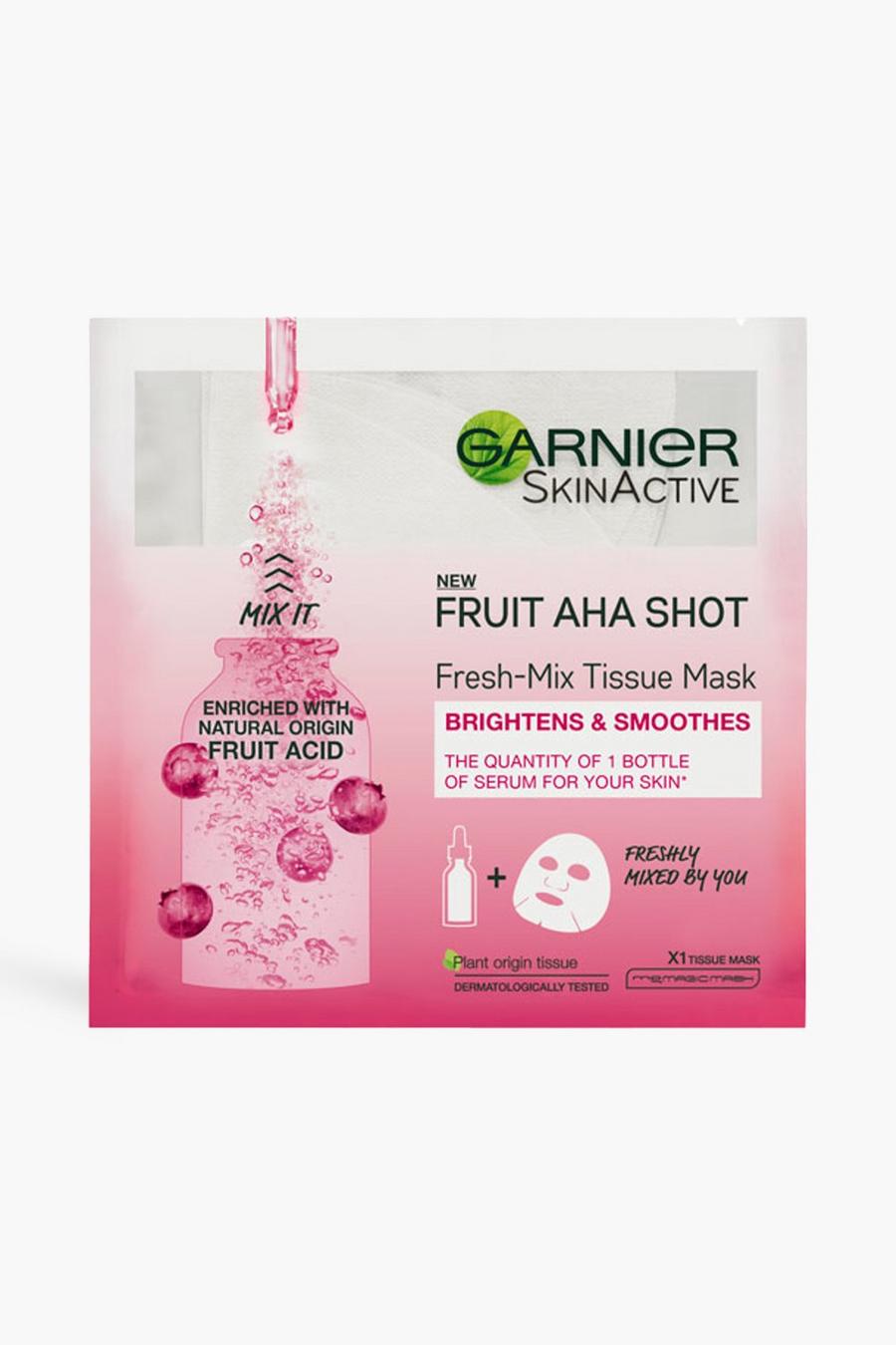 שקוף clear מסכת Fresh-mix Sheet Mask Fruit Aha Shot של Garnier