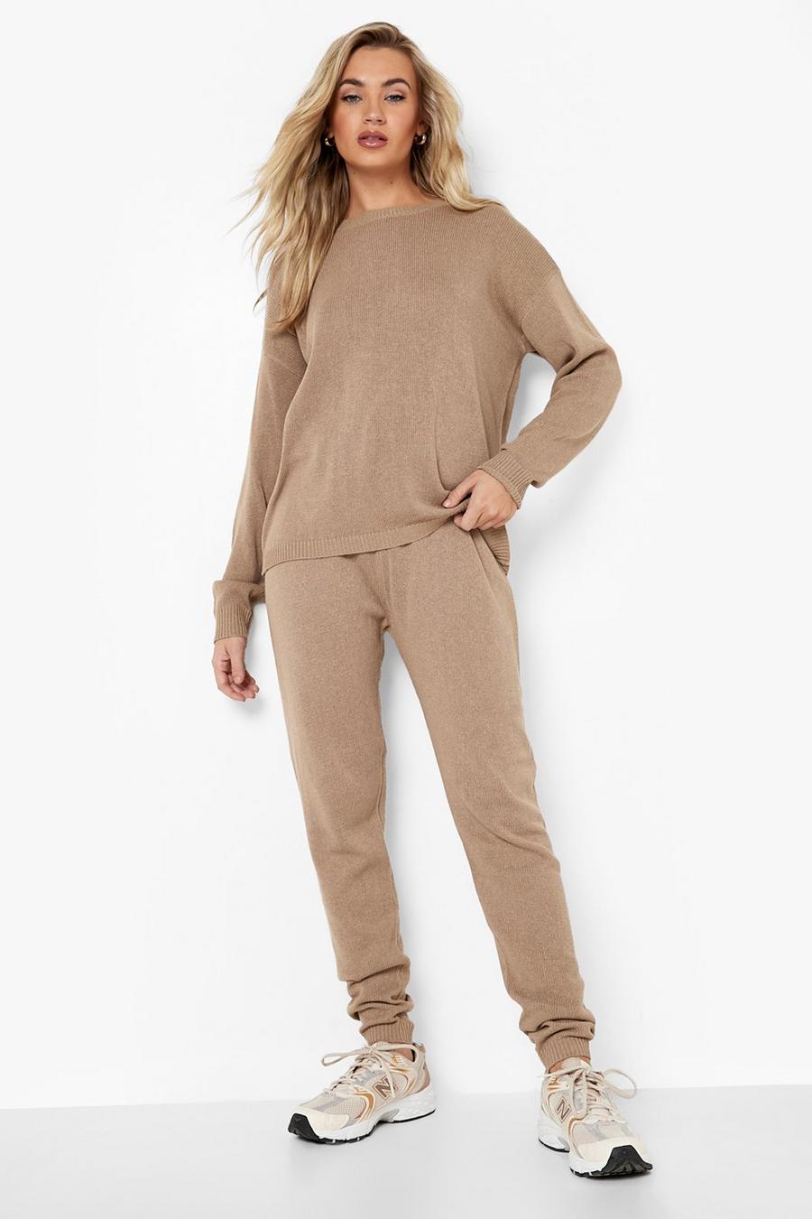 Camel Knitted Co-ord image number 1