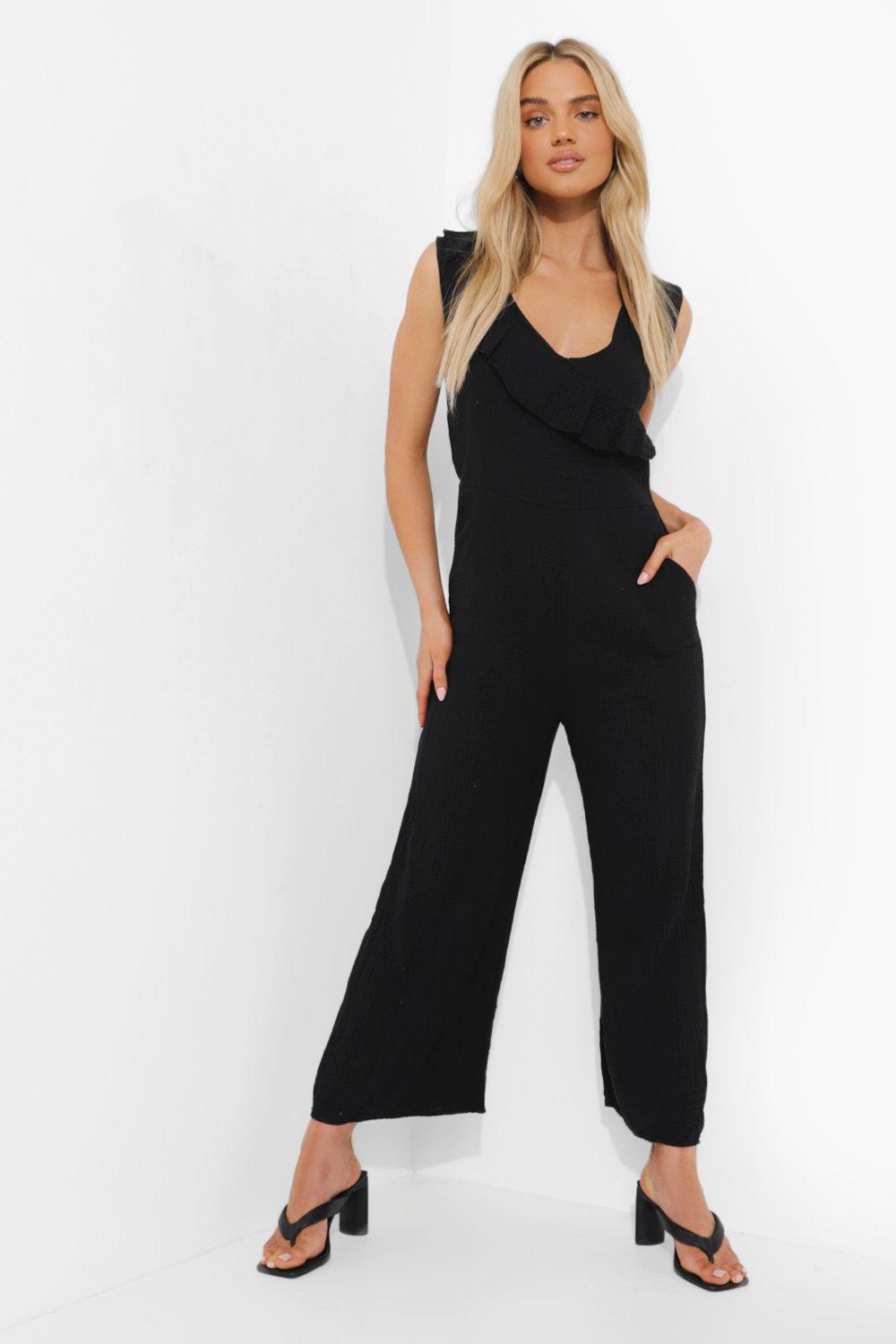 Cotton best sale culotte jumpsuit