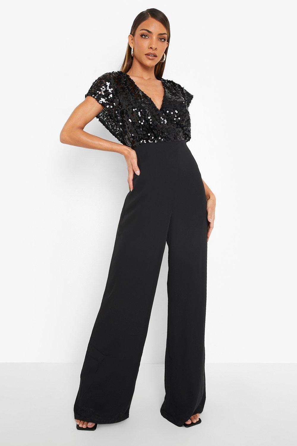 Sequin jumpsuits | boohoo UK